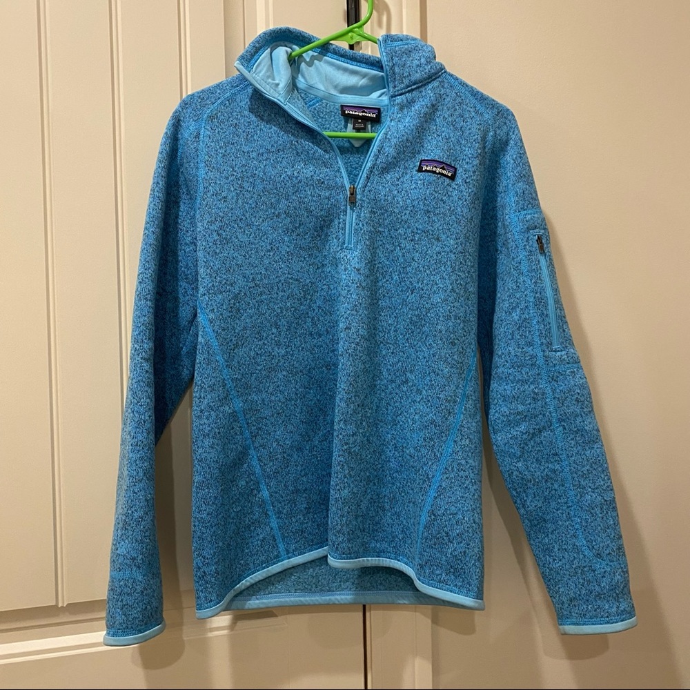 Blue Patagonia better sweater